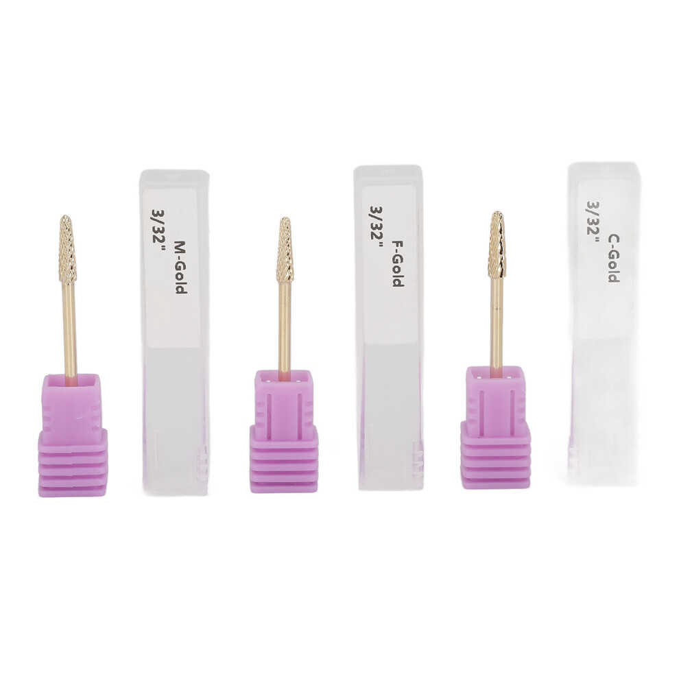 3Pcs Nail Grinder Replacement Head For Manicure Tools 461605351995