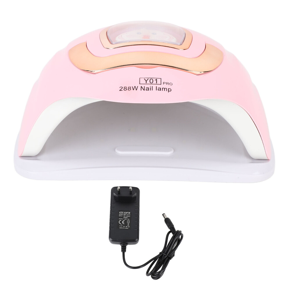 (EU Plug) UV LED Nail Lamp High Power Gel Polish Dryer for Salon Home