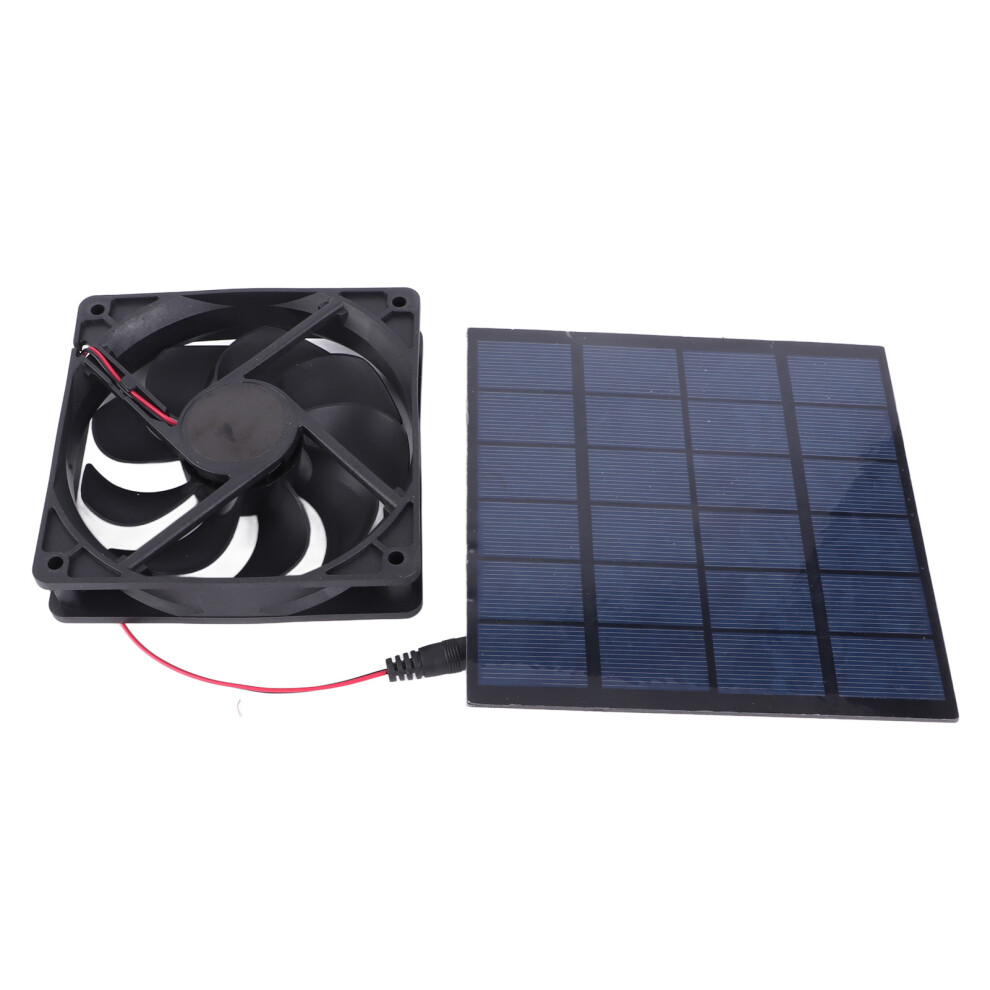 Compact 5W Solar Panel Fan For Kennels Coops & Greenhouses 5091356733709