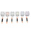6Pcs Glitter Powder Set Multi Colors Gradient 1