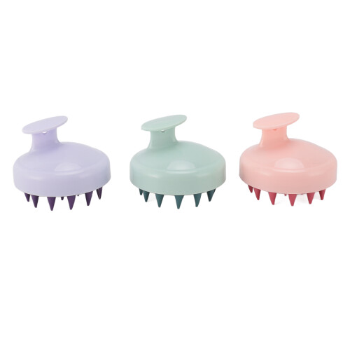 3x Silicone Scalp Massager Shampoo Brush Waterproof