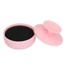 Makeup Brush Cleaning Box Wet Dry Portable Cleaner with Sponge