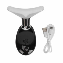 (Black) Hautstraffer für Hals mit Licht und Vibration