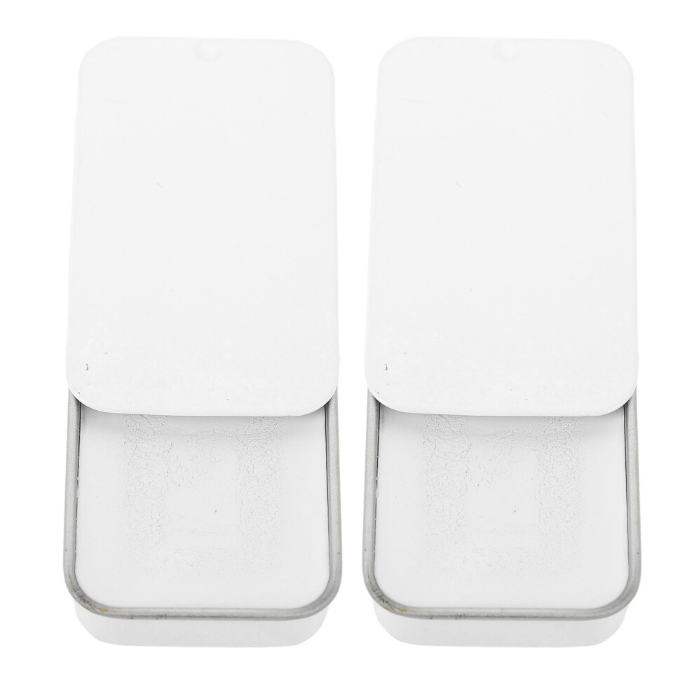 (White) 2Pcs Eyebrow Paste Washable Brow Contour Microblading Supplies Black