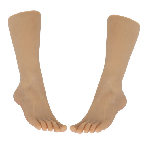 Foot Model Soft TPE for Acupuncture Tattoo 2