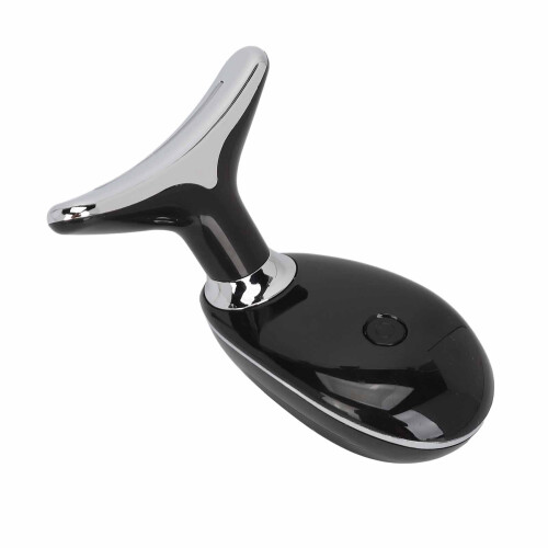 (Black) Hautstraffer für Hals mit Licht und Vibration 1