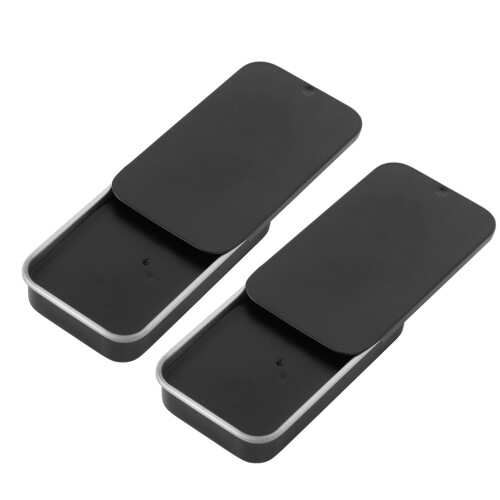 (Black) 2Pcs Washable Eyebrow Paste Brow Contour Microblading Black 2