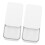 (White) 2Pcs Washable Eyebrow Paste Brow Contour Microblading Black 5