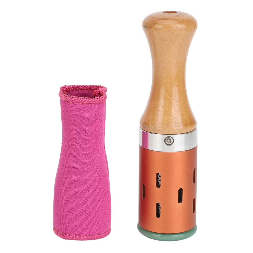 Facial Moxibustion Rods Dual Holes Jadestone Head with Cloth Cover