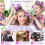 24PCS Heatless Hair Rollers Set Self-Adhesive 4 Sizes with Clips Brush 4