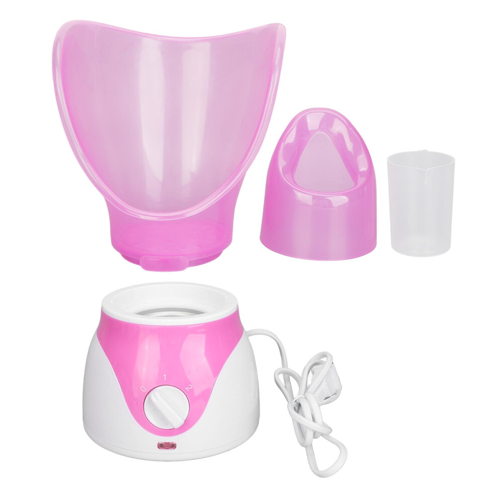 Pink (Us Plug) 2 In 1 Face Steamer Cleansing Pores Hydrating Mist 110-240V Eu