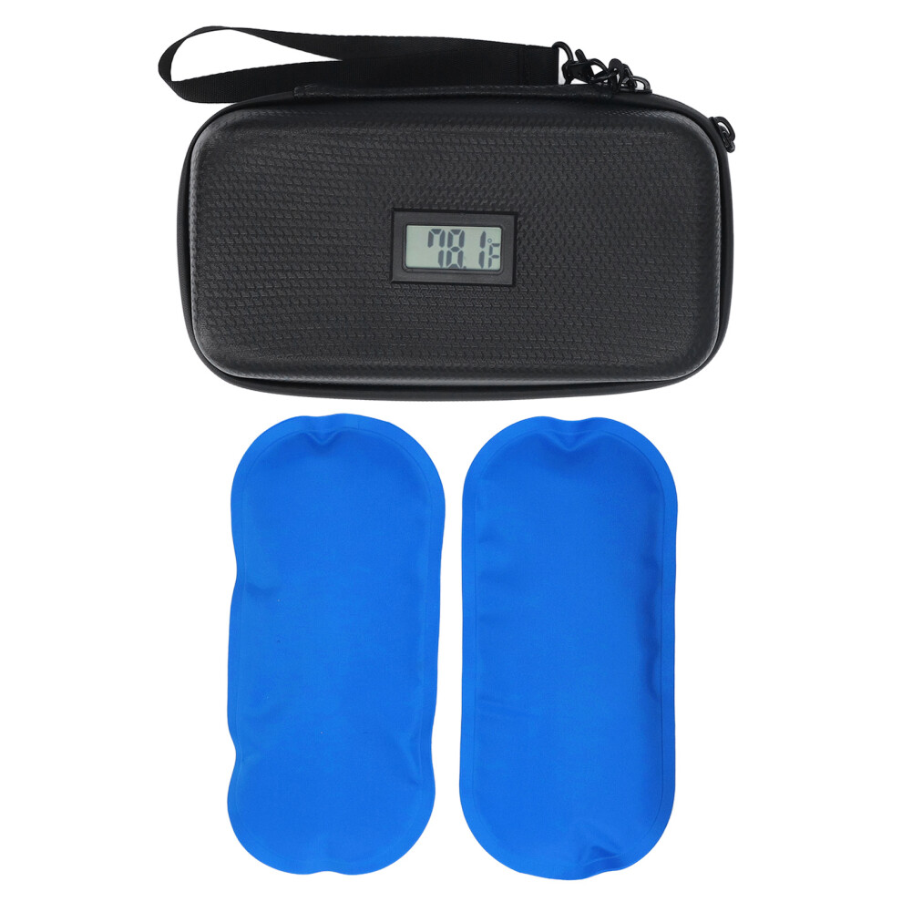 Insulin Cooler Travel Case Temp Display Ice Bags
