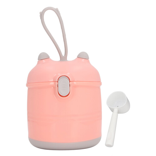 Milchpulverdose 2-Ebenen tragbar dicht Spender pink