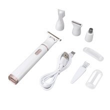 4-in-1 USB Washable Electric Epilator for Face & Body