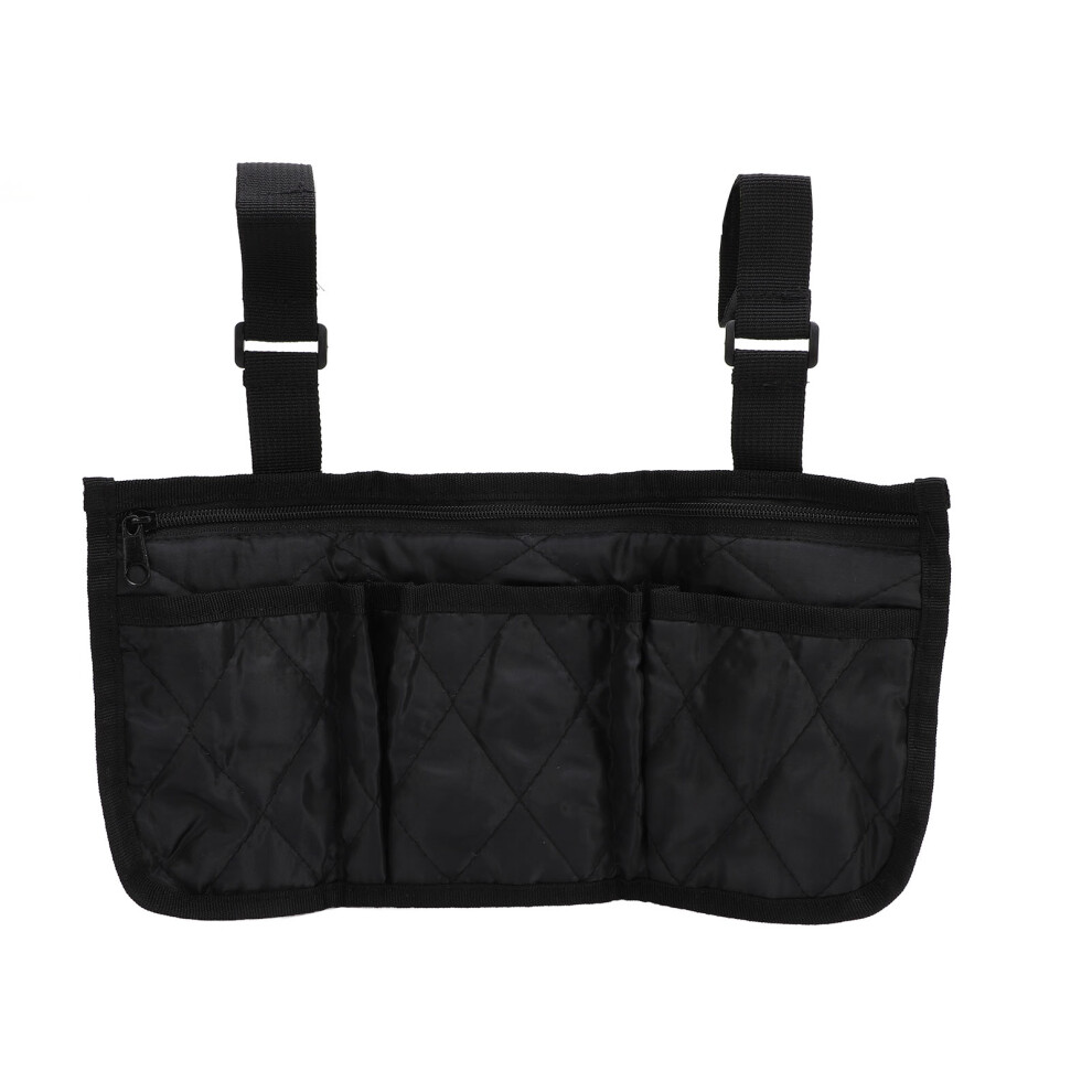 Wheelchair Side Bag Armrest Waterproof Polyester Pouch