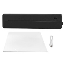 (Black) Draadloze 200dpi Thermische Printer Bluetooth A4 (Zwart)