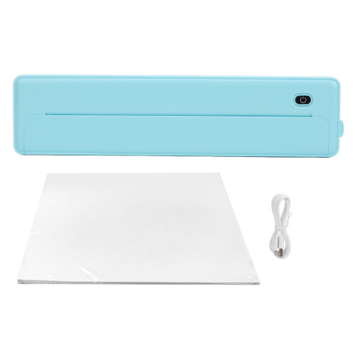 (Blue) 200dpi Bluetooth A4-Thermodrucker Tintenlos Schwarz