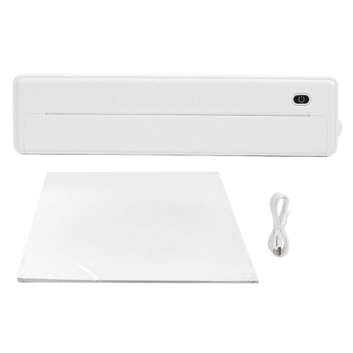 (White) 200dpi Bluetooth A4-Thermodrucker Tintenlos Schwarz
