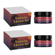 2x 100g Intensiv Bräunungsgel Feuchtigkeits-Pflege Pfirsich