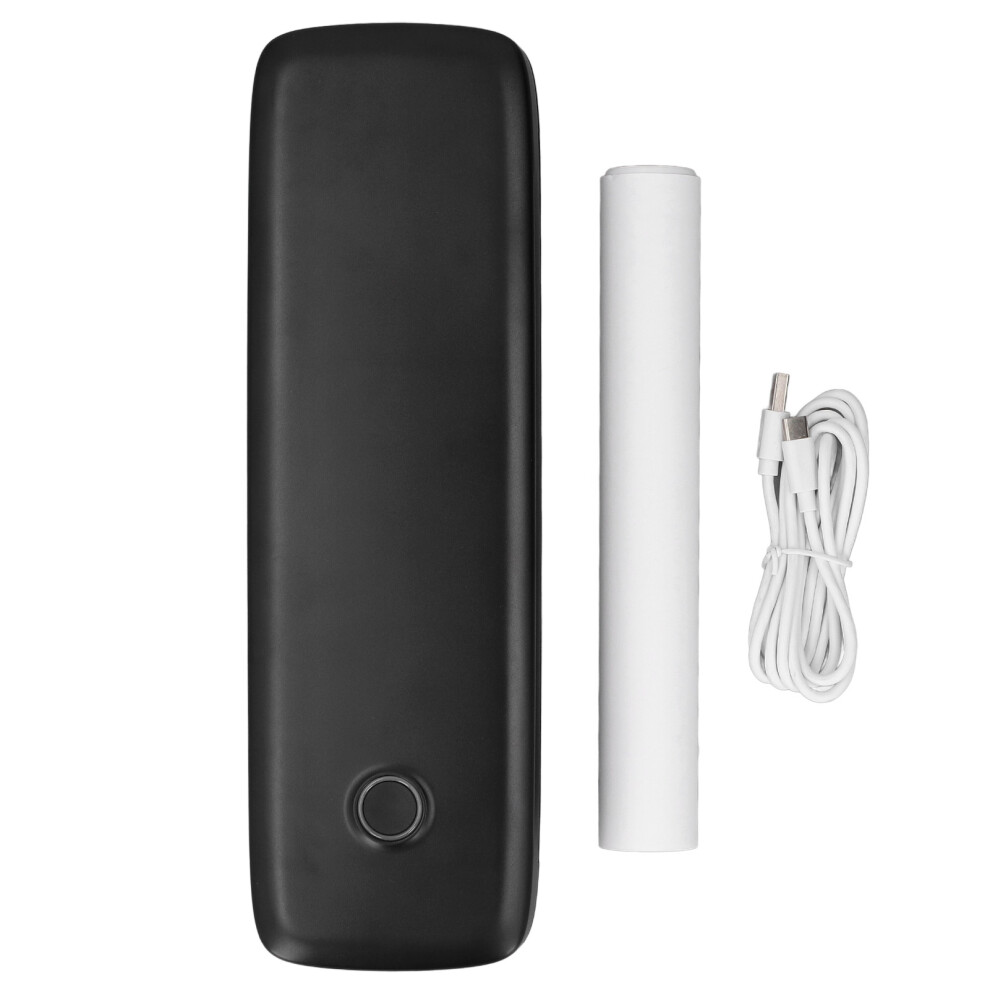 (Black) Portable Bluetooth A4 Thermal Printer Inkless Mobile Printer White White,Black 461605294445