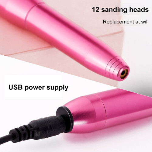 Aluminium-Legierung USB Elektrischer Nagelfeiler 2
