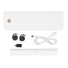 Draagbare Bluetooth A4 Thermische Printer + Rol (Wit)