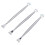 3st Dubbele Jadestone Guasha Wange Roller Zwart 5