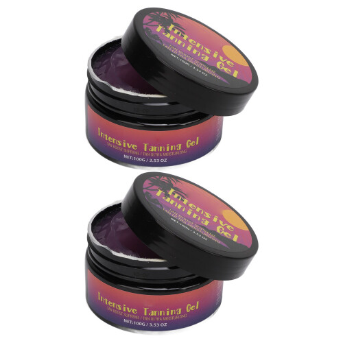 2x 100g Peach Moisturizing Tanning Gel 1