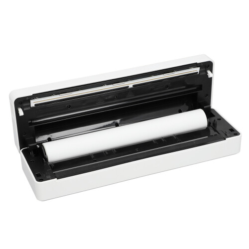 Draagbare Bluetooth A4 Thermische Printer + Rol (Wit) 1