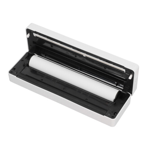 Draagbare Bluetooth A4 Thermische Printer + Rol (Wit) 2