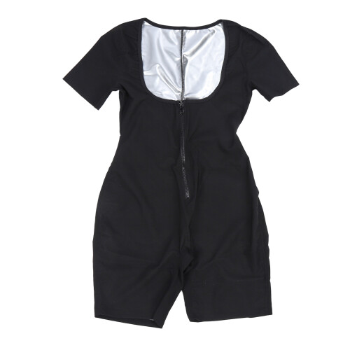 (Lining Silvery) Tuta Sauna Sudoripara Elastica Dimagrante