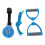 (Blue) Over-de-Deur Schouderkatrol voor Rotator Cuff 3