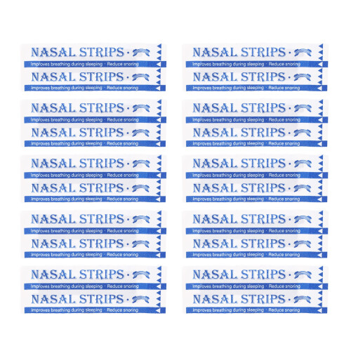 60pcs Ventilation Nasal Strips for Snoring Black 1