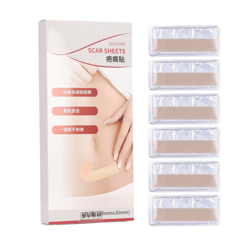 6x Silicone Scar Tape