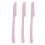(Pink) 3Pcs Cartoon Eyebrow Shaper Set Pink 1
