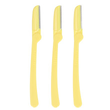(Yellow) 3Pcs Cartoon Eyebrow Shaper Set Pink