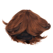 (Light Brown) Herren-Cosplay-Perücke kurz synthetisch Toupee hellbraun