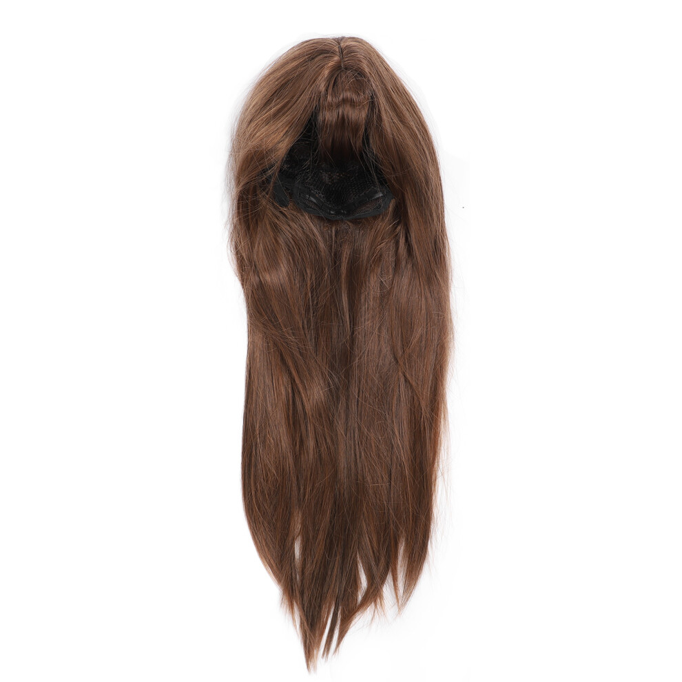 Light Brown Straight Wig High Temp Fiber Bang Party Cosplay Daily