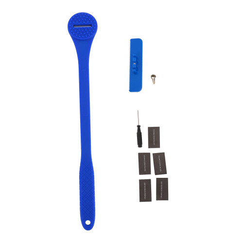 (Blue) 2-in-1-Rücken-Haarschneider Einstellbar Blau