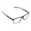 (Black Frame Gray Leg) Farbenblindheitsbrille mit Testkarte Schwarz/Rot 2