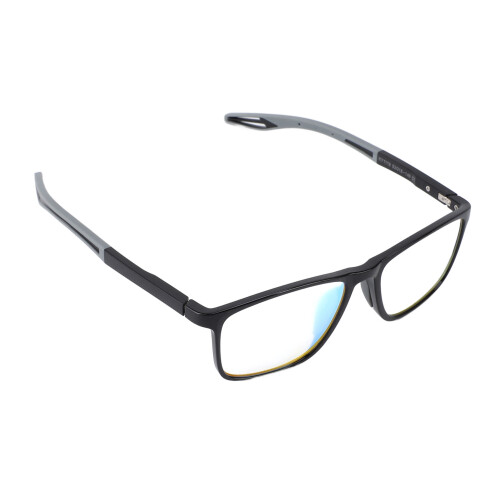 (Black Frame Gray Leg) Farbenblindheitsbrille mit Testkarte Schwarz/Rot 1