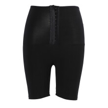 (M) Sauna-Schweißshorts PU-Leder Hochbund Yoga Bauchstraffend