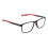 (Black Frame Red Leg) Farbenblindheitsbrille mit Testkarte Schwarz/Rot 3