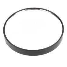 (Black) 7,5cm Vergrößerungsspiegel mit 2 Saugnäpfen, Schwarz