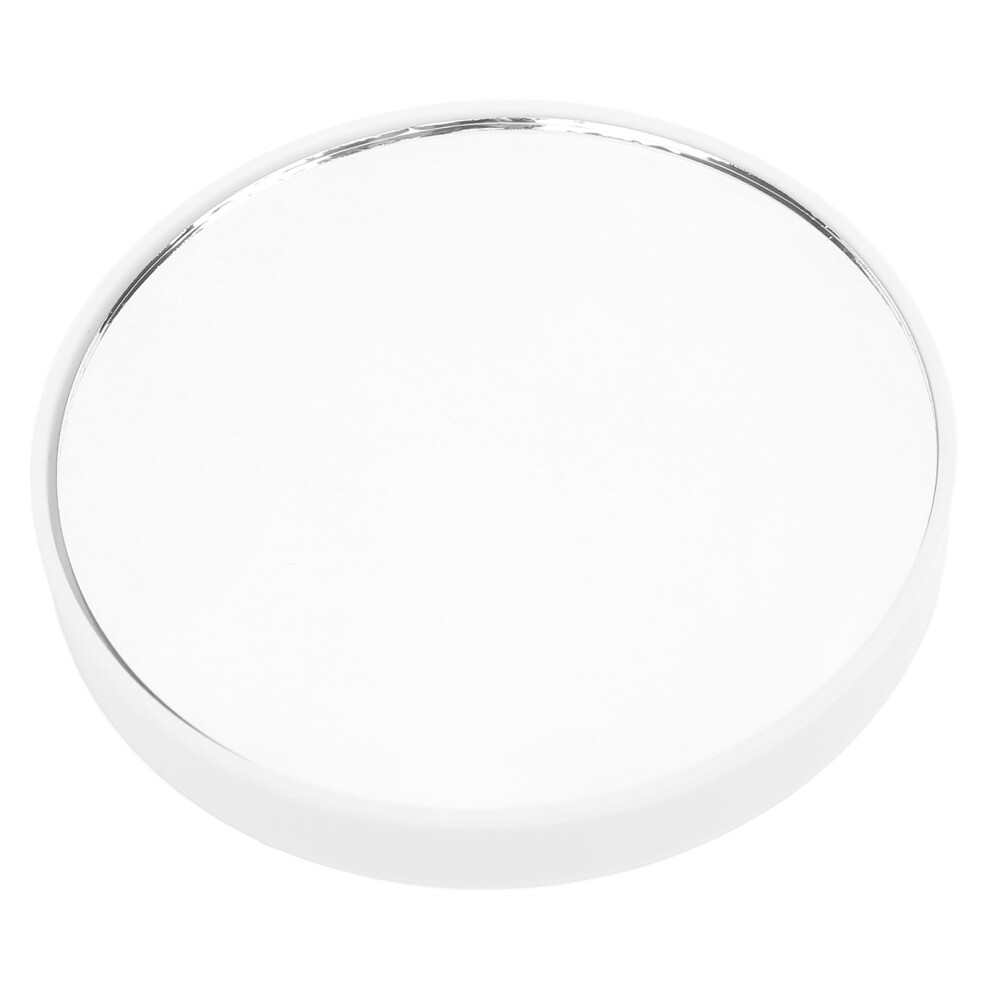 White/Black () 7.5Cm 10X Magnifying Mirror 2 Suction Cups Round Makeup Mirror