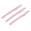 (Pink) 3Pcs Cartoon Eyebrow Shaper Set Pink 5