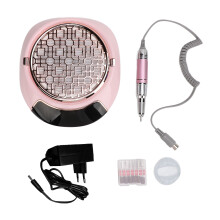 (EU Plug) 2-in-1 Elektrische Nagelfrees + Stofzuiger EU