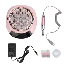 (US Plug) 2-in-1 Elektrische Nagelfrees + Stofzuiger EU