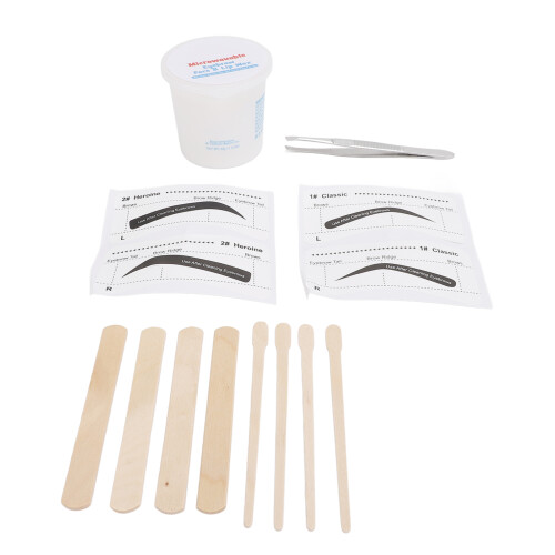 Microwavable Eyebrow Face Lip Wax Professional Kit
