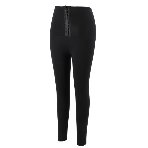 (M) Sauna-Schweißhose Damen Hochbund PU-Compression Slimming 1